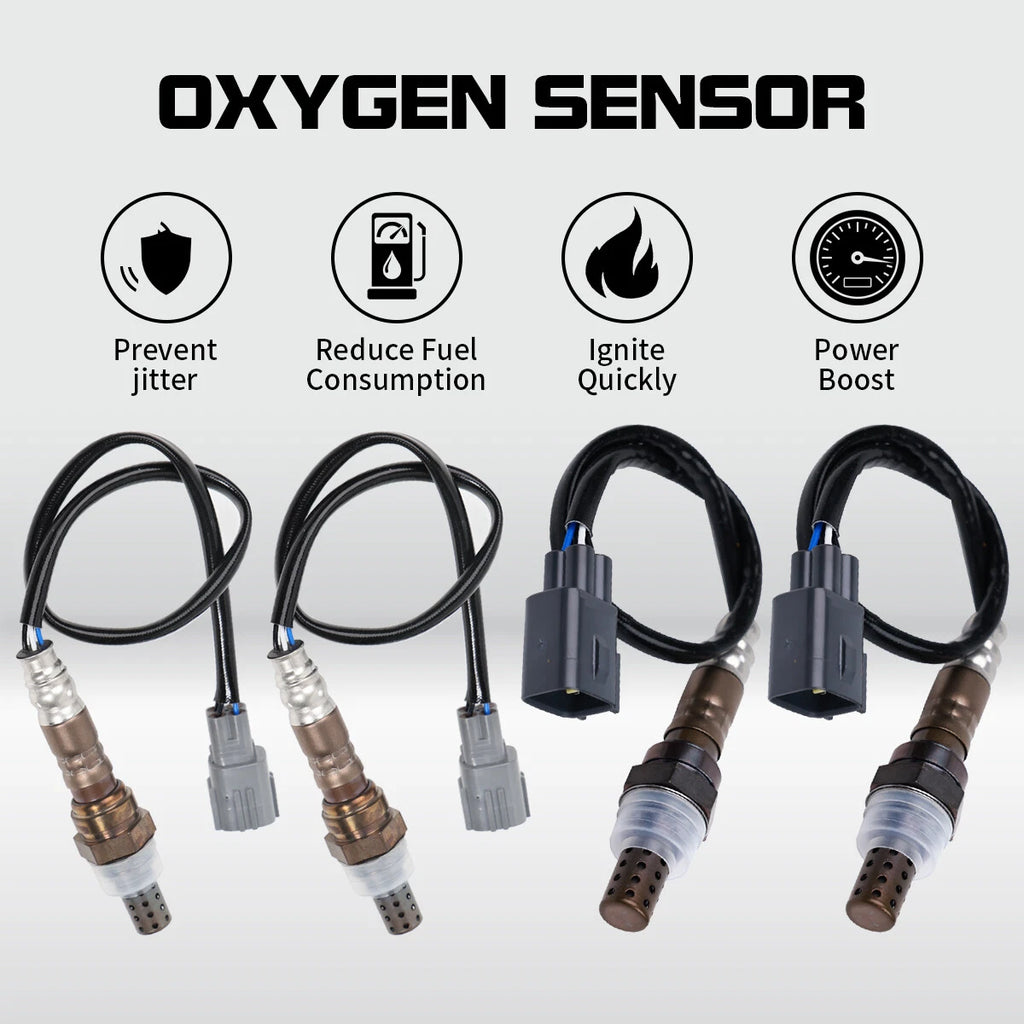 Set of 4 O2 Oxygen Sensors 234-4162 234-4169 for Toyota Sequoia Tundra (2000–2004)