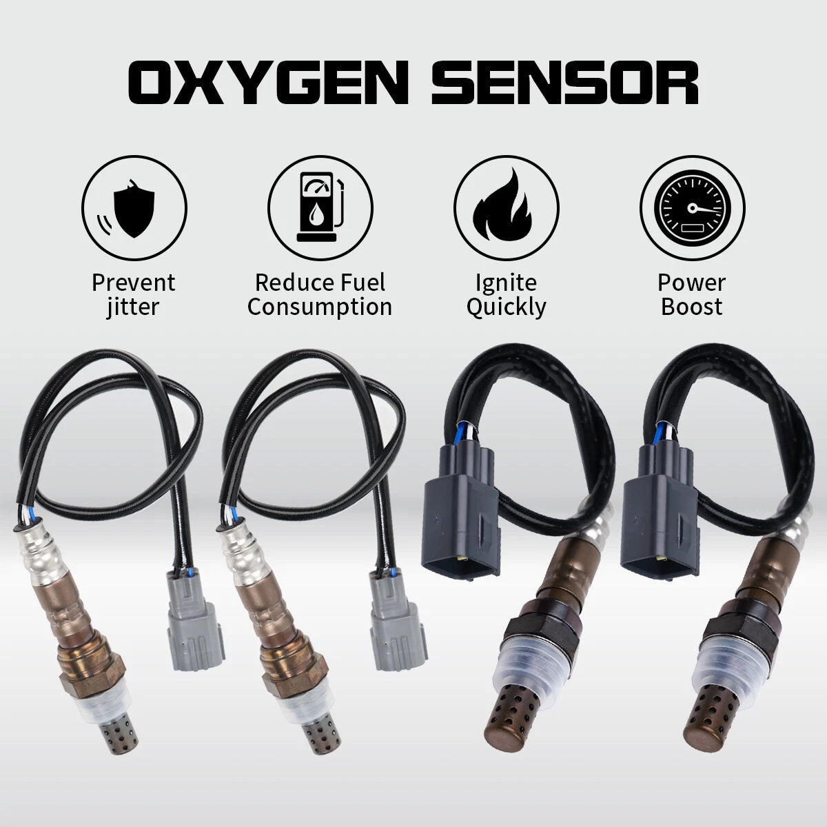 Set of 4 O2 Oxygen Sensors 234-4162 234-4169 for Toyota Sequoia Tundra (2000–2004)
