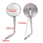 Mirror Set for Honda CB 1100 SF X-11 (2000–2003) CB 1100 R (1981–1983) CB 1100 F (1983–1984)