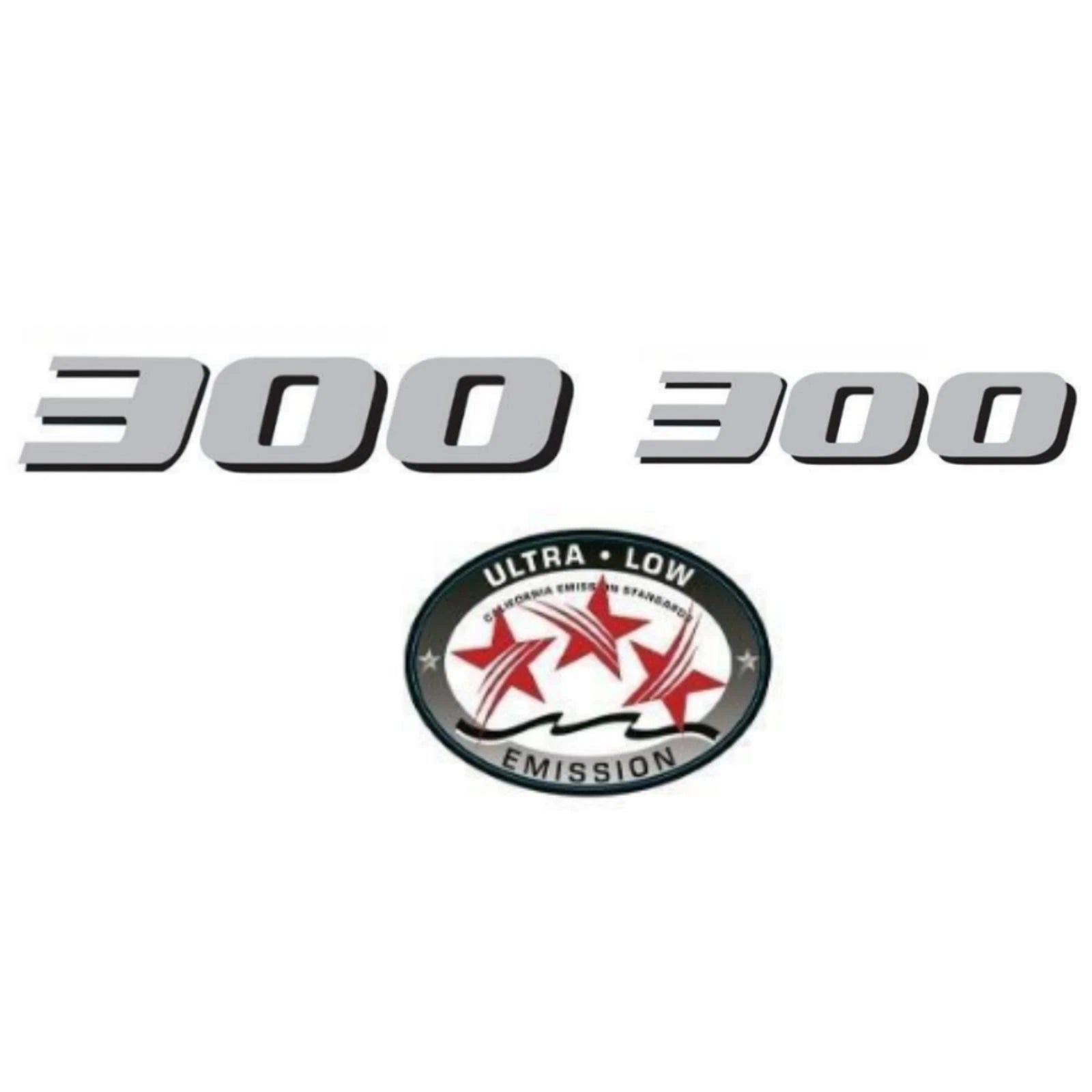 300 HP Horsepower Label Decal for Yamaha Outboard Engine Cover