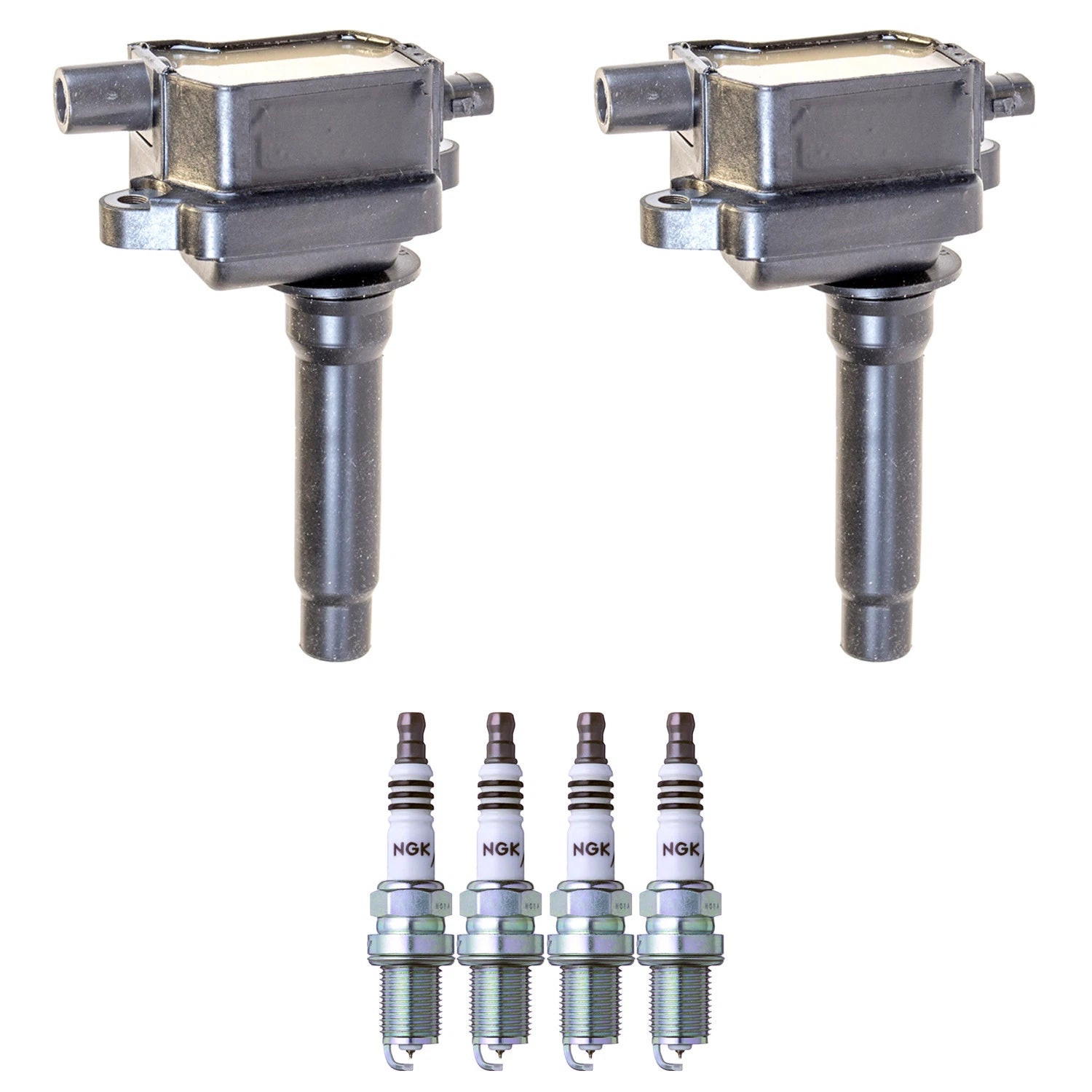 2X Ignition Coil & 4 NGK Iridium Spark Plugs Kit for Sportage (2011–2016)