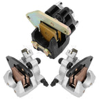 Front & Rear Brake Calipers w/Pads for Yamaha Wolverine 350 YFM350FX (1995–2005)