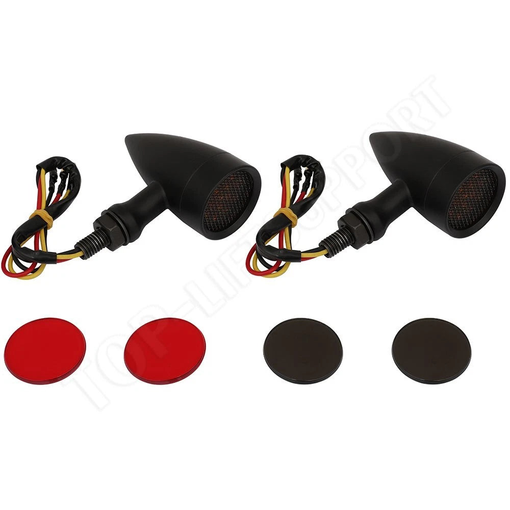 2X LED Brake Stop/Running Turn Signal Tail Light for Motorcycle
