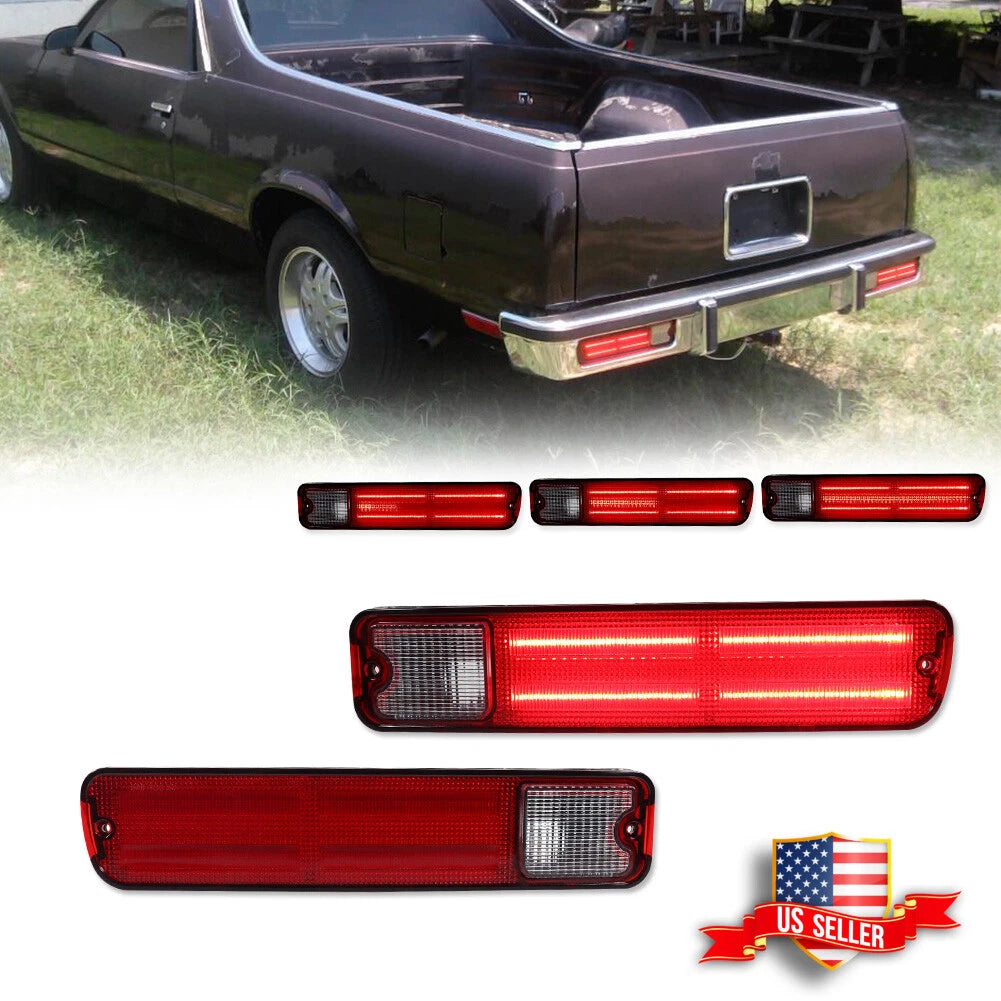 Red LED Rear Tail Brake Light for Chevrolet El Camino Malibu GMC Caballero (1979–1987)