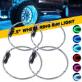 4X 17.5'' RGB Wheel Ring Lights for Truck Car (Bluetooth APP)