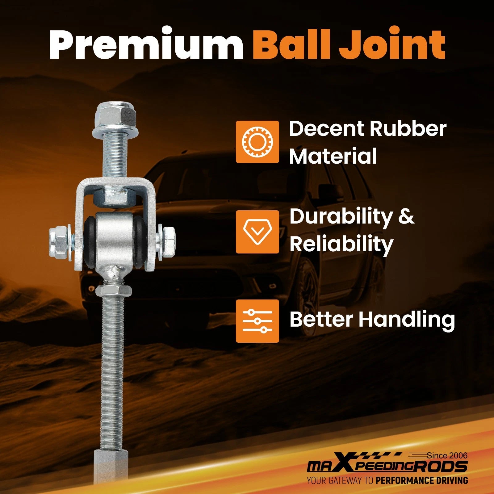 Adjustable Sway Bar End Link for Chevy Silverado/GMC Sierra 1500 2500 (1999-2016)