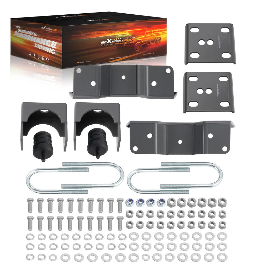 5" Rear Lowering Drop Kit C-Notch & Axle Flip for Chevrolet C10 GMC C15 (1973–1987)