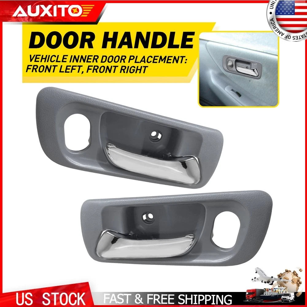 Door Handle Set for Honda Accord (1998–2002) - Front Left Right Inner Gray