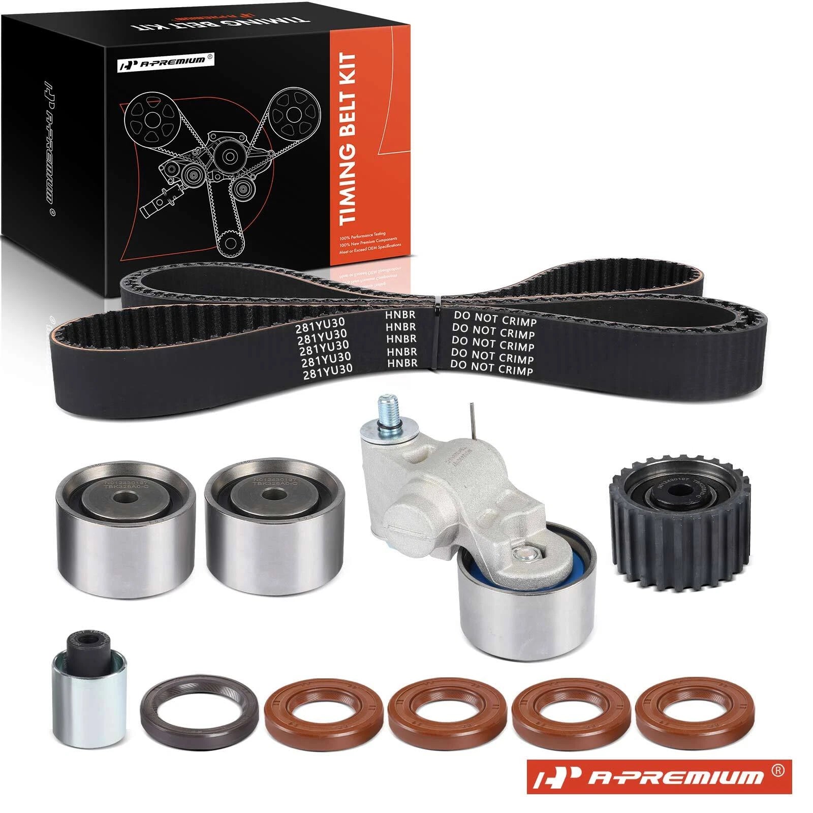 11x Timing Belt Kit for Subaru Impreza (2002–2003) 2.0L Turbo