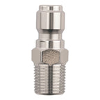 3/8 in NPT Quick-Connect Plug Adapter for Pressure Washer (Stainless Steel)