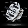 Set of 2 Wheel Bearings & Hubs for Buick Skyhawk, Chevrolet Cavalier, Calais, Grand Am (1984–2005)