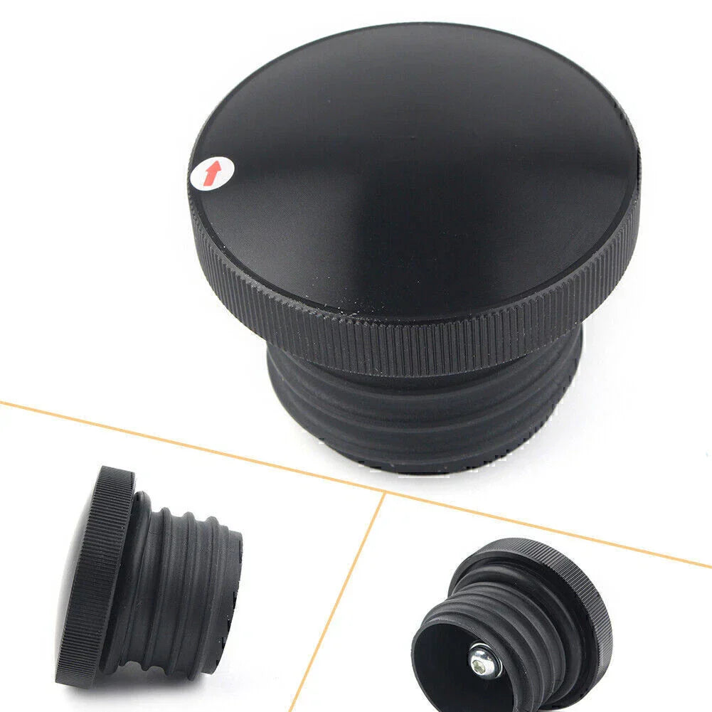 CNC Vented Gas Tank Cap for Harley Sportster, Road King, Dyna, Softail