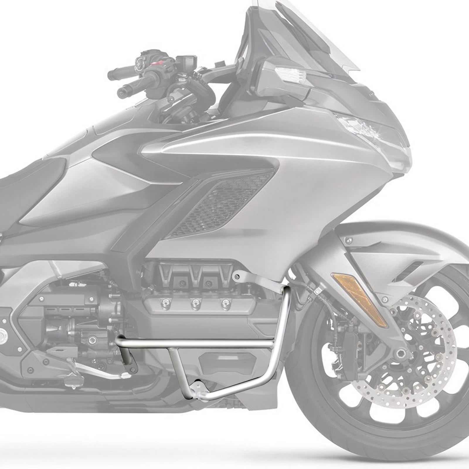 Chrome Engine Guards for Honda GL1800 Tour F6B (2018–2025)