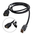 USB Audio Input Connector Wire Adapter for Vehicle (2010–2023)