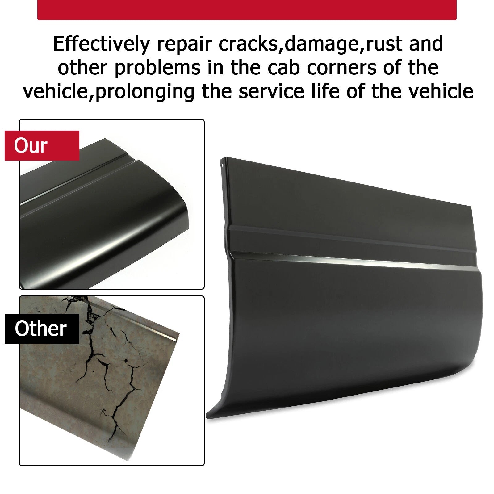 Steel Cab Corners for Chevy GMC C/K 1500 2500 3500 (1988–1998)