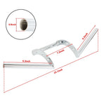 Z Bars Handlebar for Motorcycle (22mm 7/8", Drag Custom Chopper Cruiser)