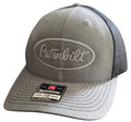 Trucker Cap for Peterbilt Trucks (Richardson 112) - Heather Grey & Navy Mesh