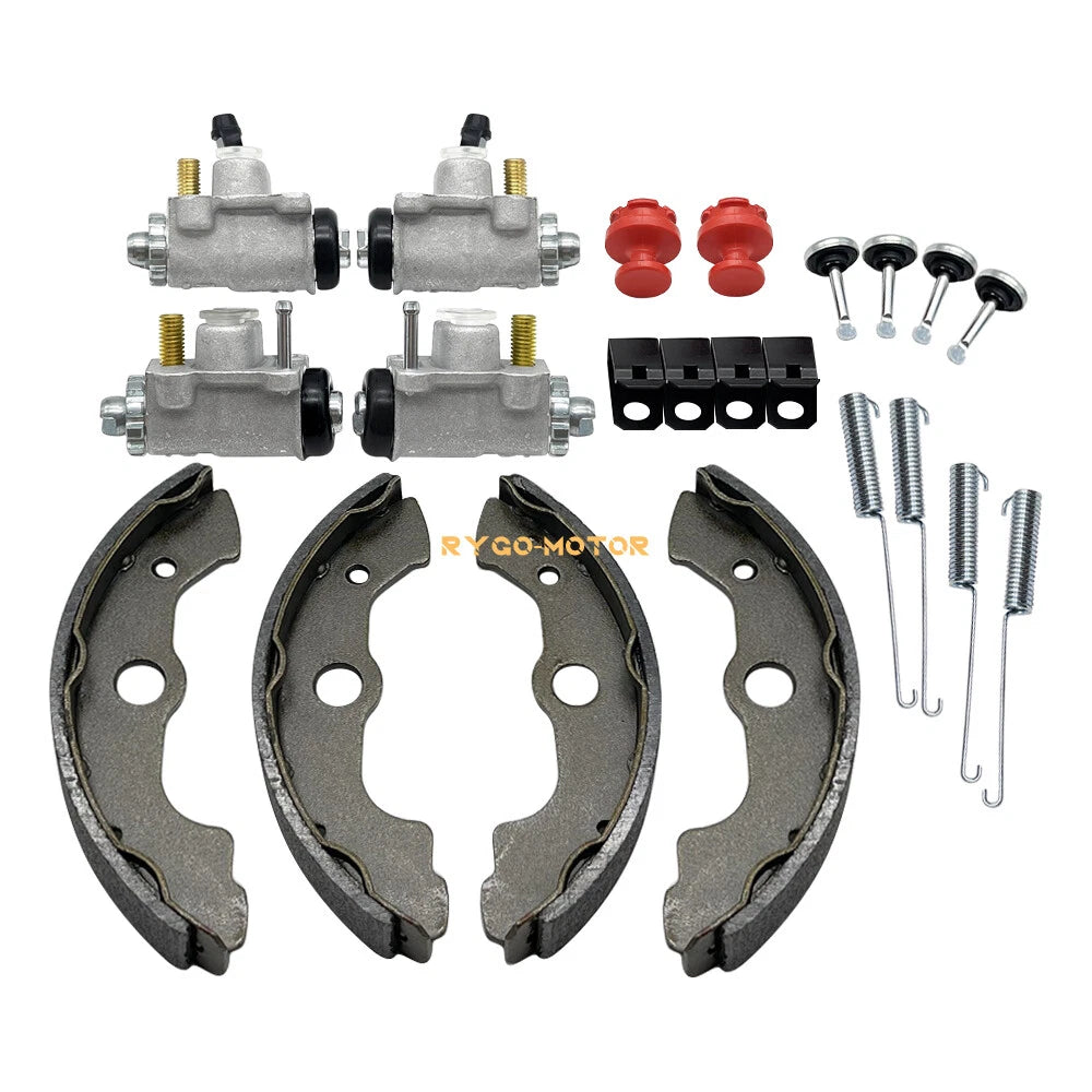 4X Front Brake Wheel Cylinders W/Shoes Hole Plug Kit for Honda TRX350 (2000–2006)