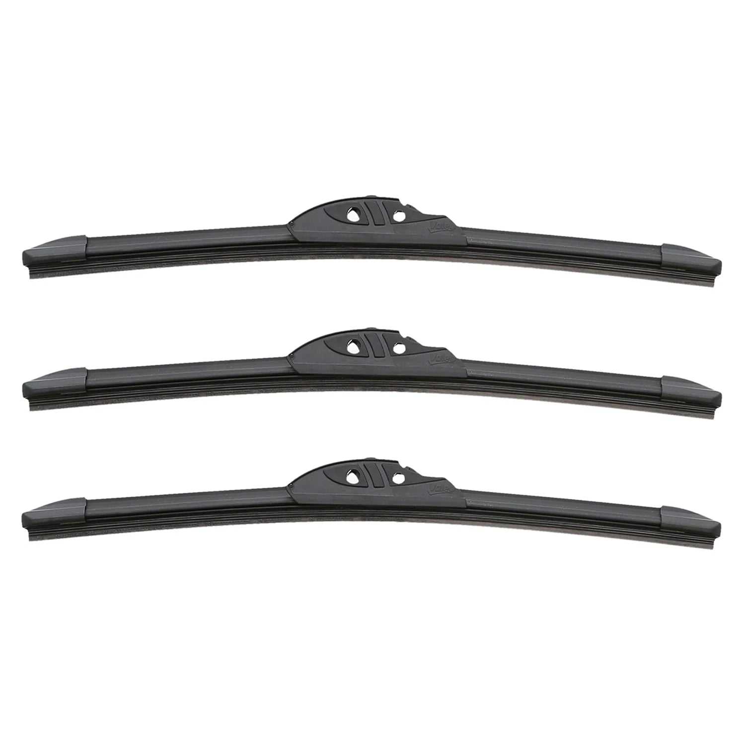 3pc Wiper Blade Kit for Valeo DuraBeam (Front LH 22", RH 18", Rear 20")