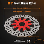 11.8" Floating Front Brake Rotor for Harley-Davidson Dyna/Sportster (2006–2017)
