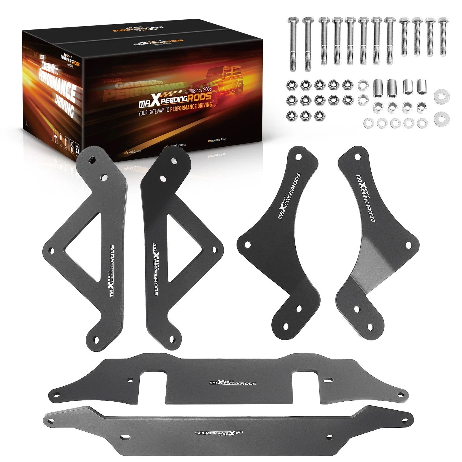 2"–5" Lift Kit Brackets for Polaris 900 RZR S, 900 RZR 4 EPS (2015)