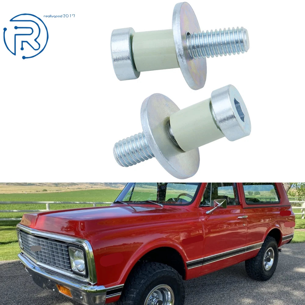 Pair Door Latch Lock Striker Bolts for Chevy GMC Truck Blazer (1971–1987) 9601750