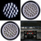 2X 24V 4" LED Side Marker Tail Lights for Trailer (Clearance Lamps)