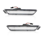 Clear Lens Rear Side Marker Lights Red LED for Chevrolet Camaro (2010–2015)