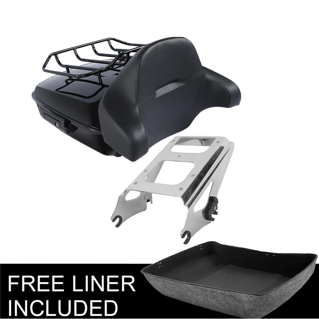 Trunk Pad Mount Rack for Harley Electra Street Road Glide (2009–2013)