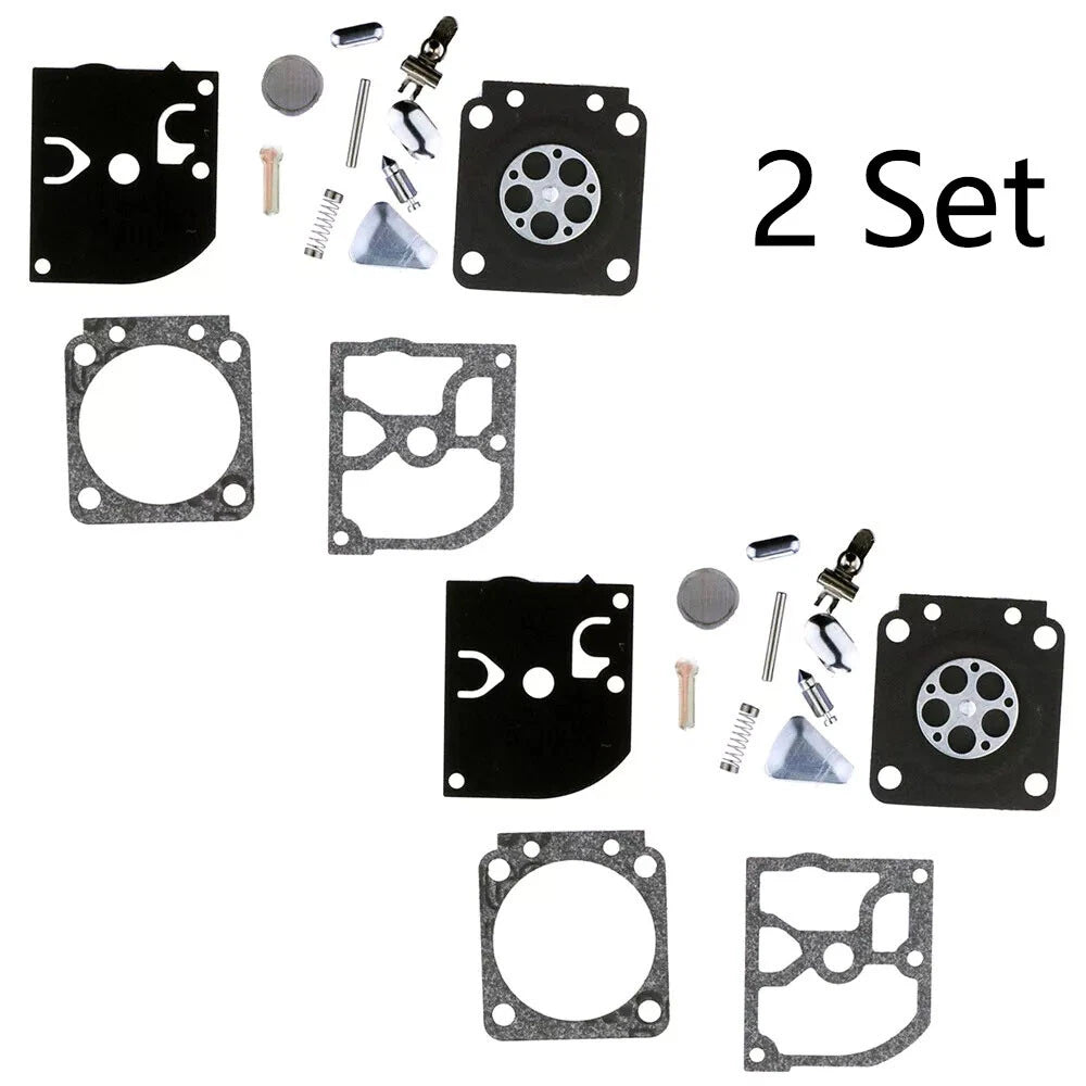 Set of 2 Carburetor Repair Kits for Zama RB-40 RB-85 FS400 450 C1Q-S33 34 35 36