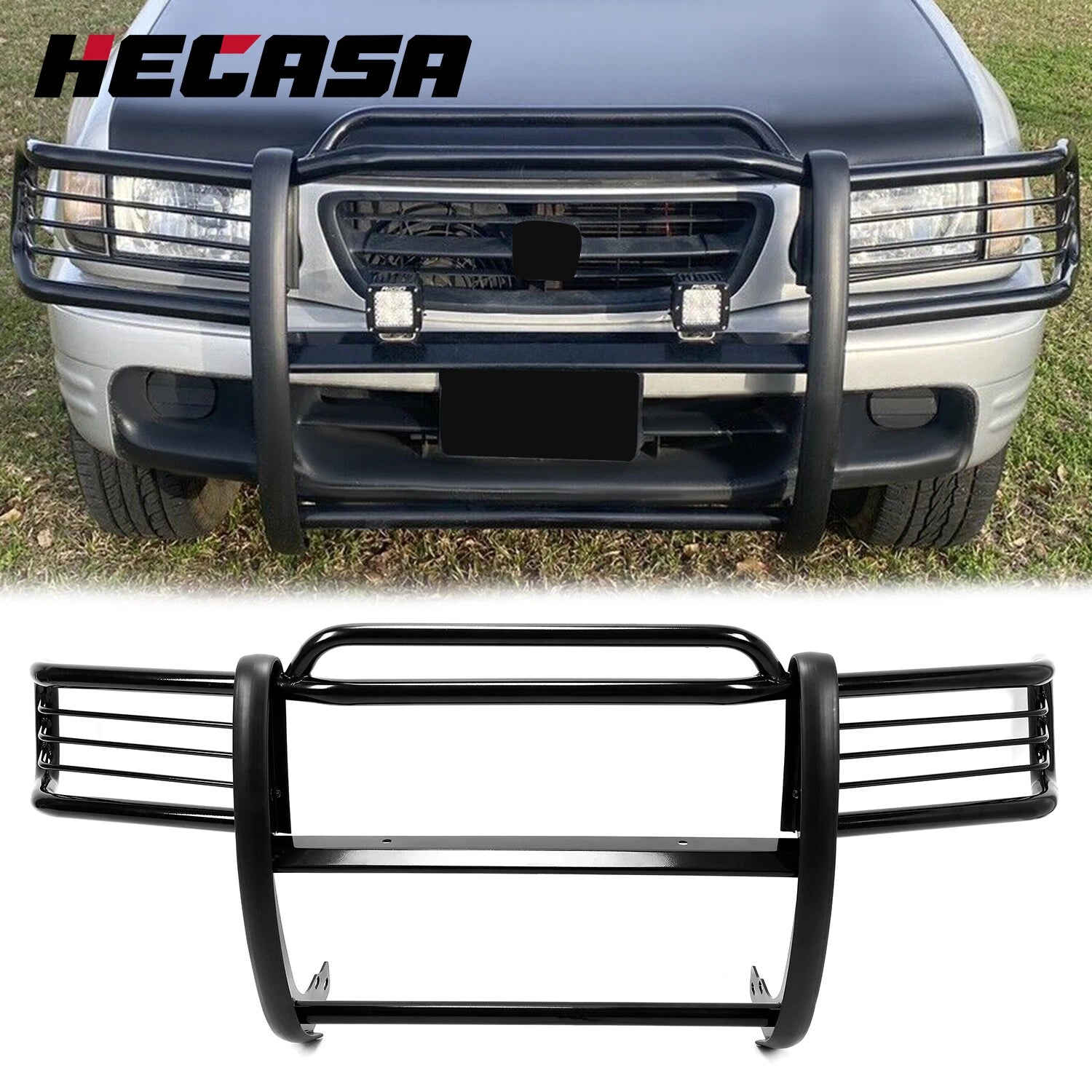 Grille Headlight Brush Guard for Isuzu Rodeo Amigo/Honda Passport (1998–2004)