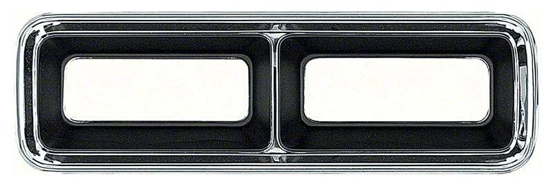 Chrome Rear Tail Light Lamp Bezels Pair for 1968 Chevy Camaro