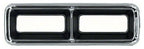 Chrome Rear Tail Light Lamp Bezels Pair for 1968 Chevy Camaro