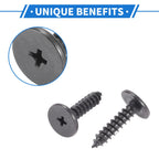 25 Pcs Fender Liner Splash Shield Bumper Cover Screw for Honda Accord 