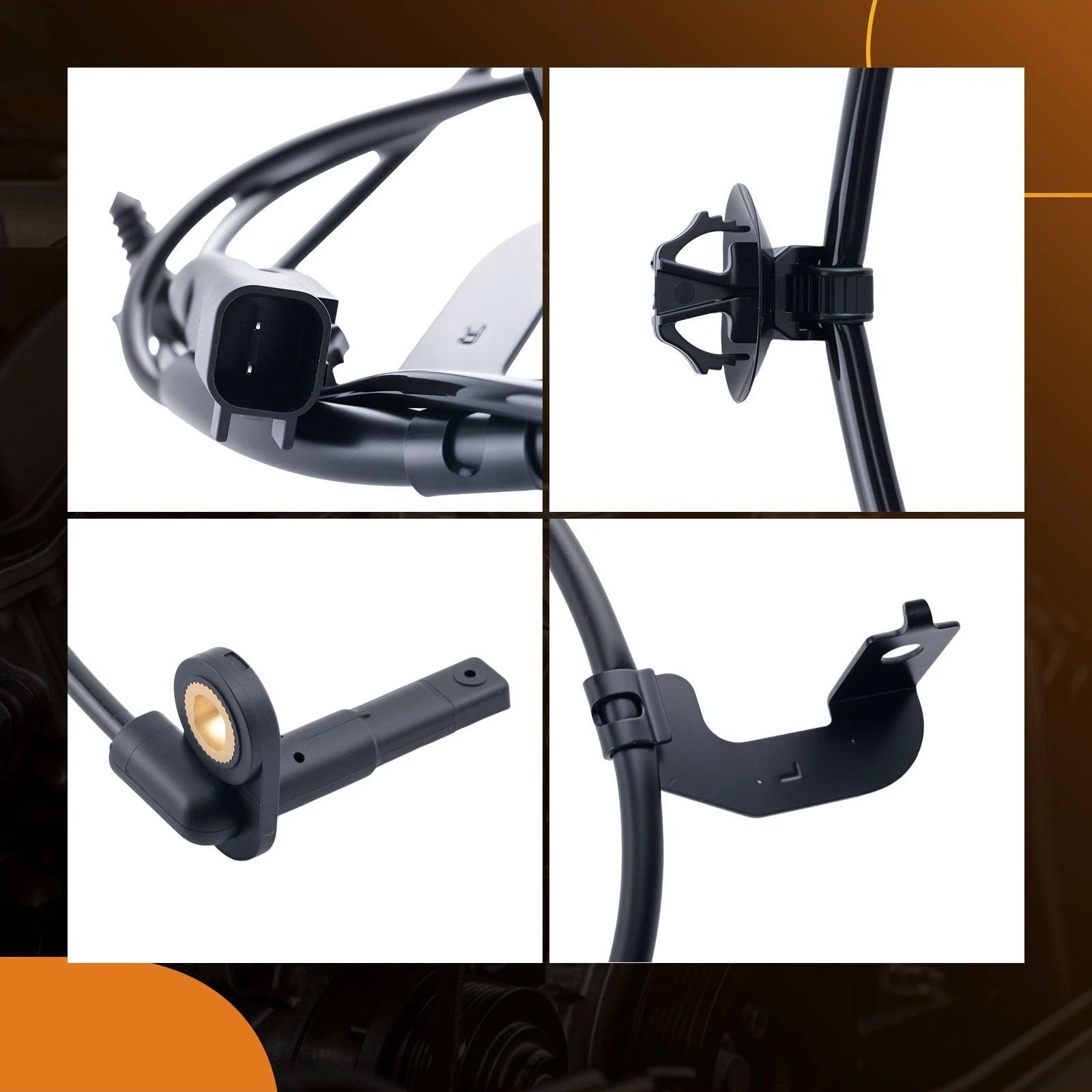 2Pcs ABS Wheel Speed Sensor for Dodge Avenger (2010-2011)