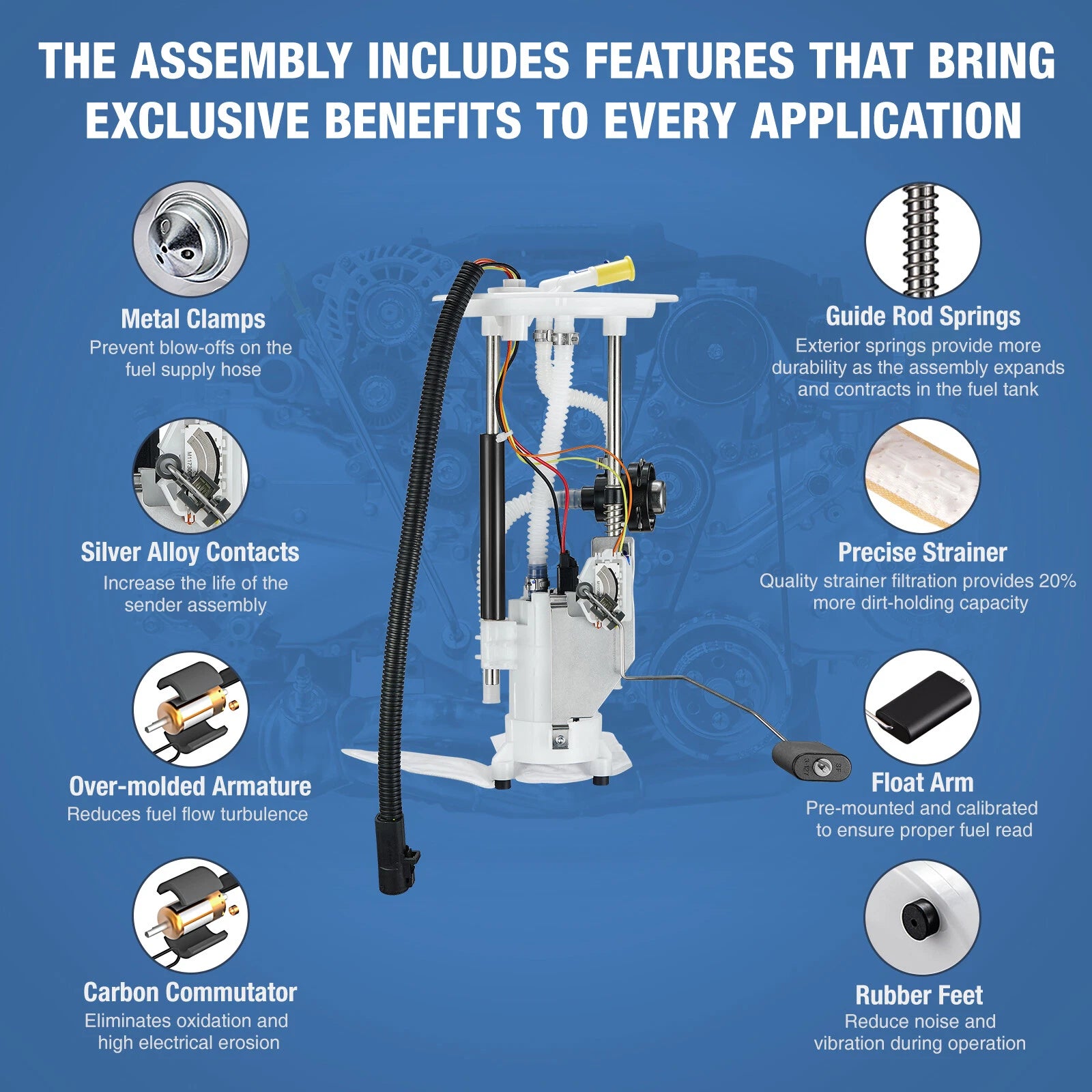 Electrical Fuel Pump Assembly for Ford Expedition V8 (2003–2004)