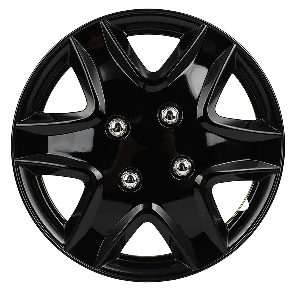 Set of 4 Wheel Hub Caps for R14 Tire & Rim (Fits 14" Wheels)