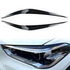 2 Pcs Headlight Eyebrow Eyelid Cover Trim for BMW X1 F48 (2016–2020)