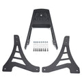 Black Backrest Sissy Bar with Leather Pad for Harley Davidson Sportster (883-1200)
