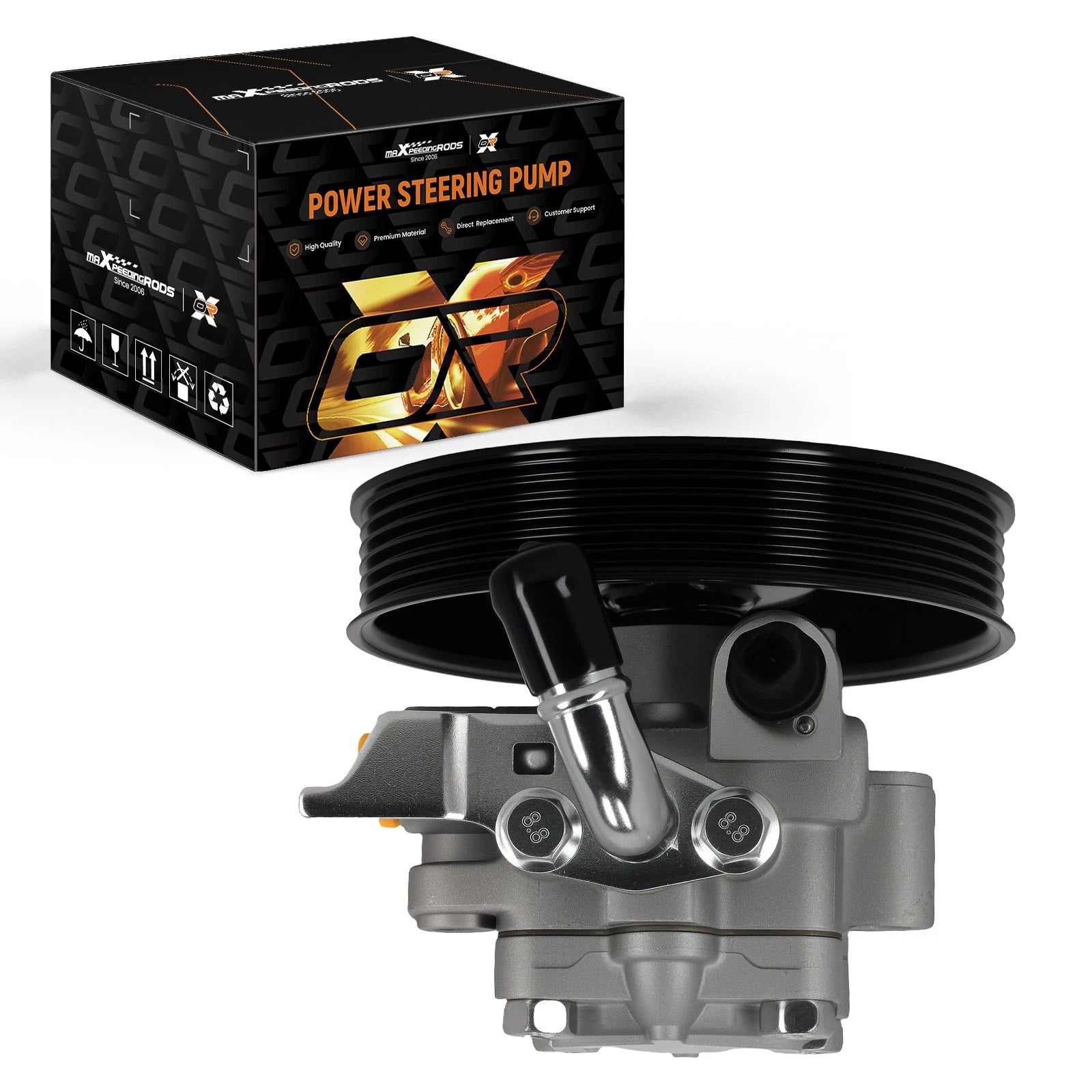 Front Power Steering Pump for Kia Rondo Magentis 2.7L (2007–2008) 57100-2G101