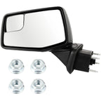 Heated Driver Side Mirror 5Pin Matte Black for Chevrolet Silverado 1500 (2019–2025)