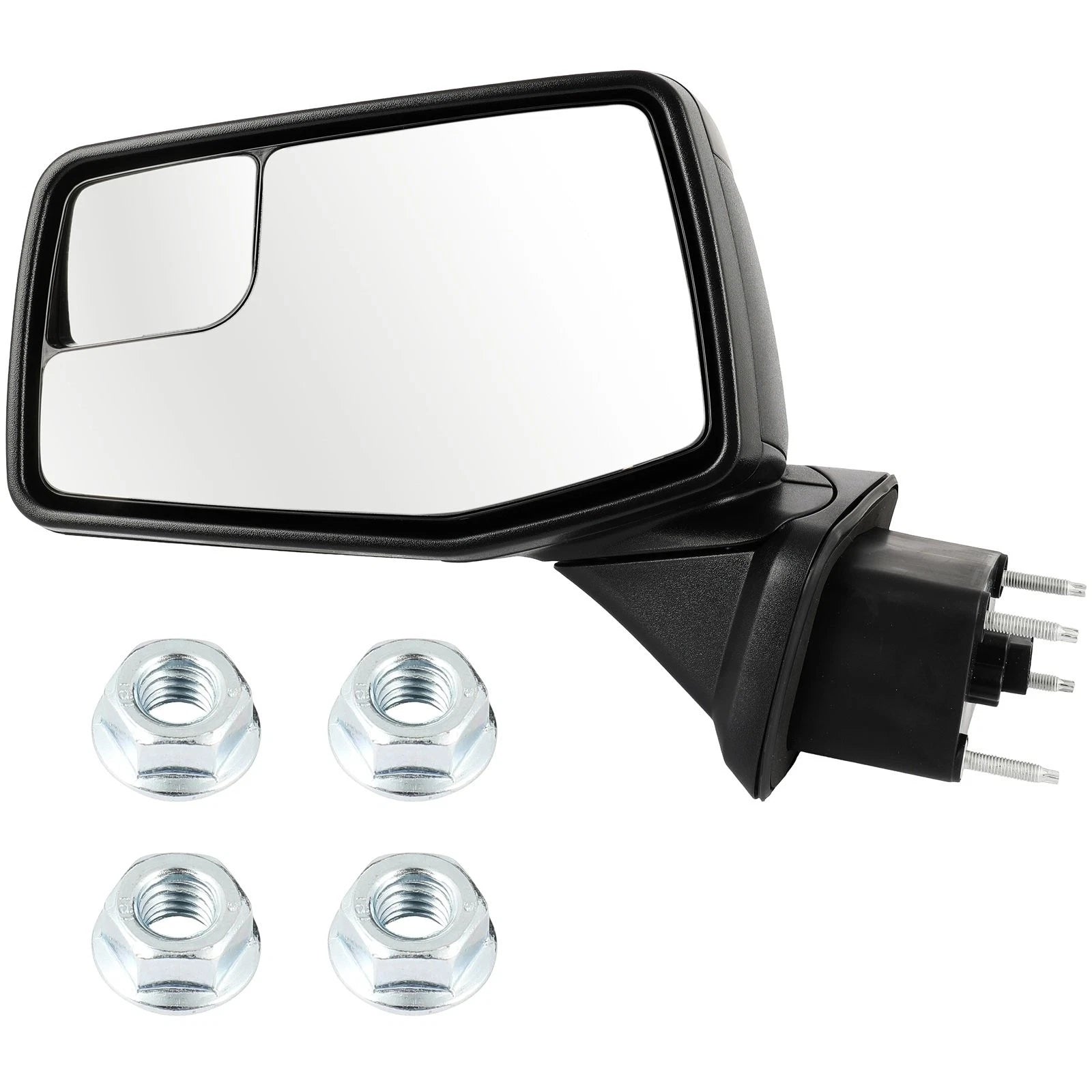Heated Driver Side Mirror 5Pin Matte Black for Chevrolet Silverado 1500 (2019–2025)