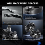 Set of 4 Hub Centric Wheel Spacers for Ford Mustang (2005–2023)
