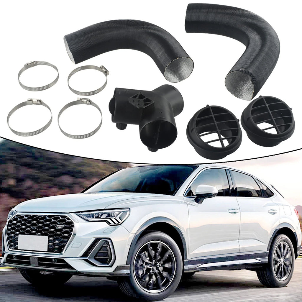 60mm Pipe Ducting Y Piece + Warm Air Outlet Vent for Diesel Heater