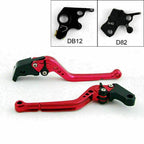 Long Brake Clutch Levers for Ducati Hypermotard 939/Strada (2016) Red T9