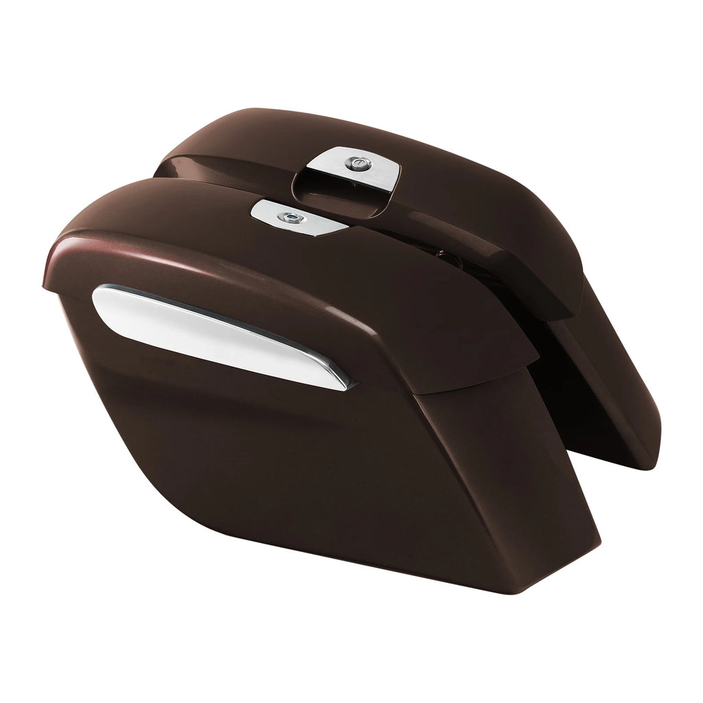 Hard Saddlebags for Indian Chieftain Limited Dark Horse (2019–2025) Dark Walnut