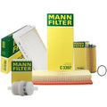 Mann Oil Air Paper Cabin Fuel Filter Service Kit for Mercedes GL550 ML63 (2012–2015)