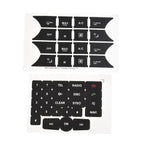 Decal Button Door Steering A/C Window Radio Sticker for Mercedes (2007–2014)