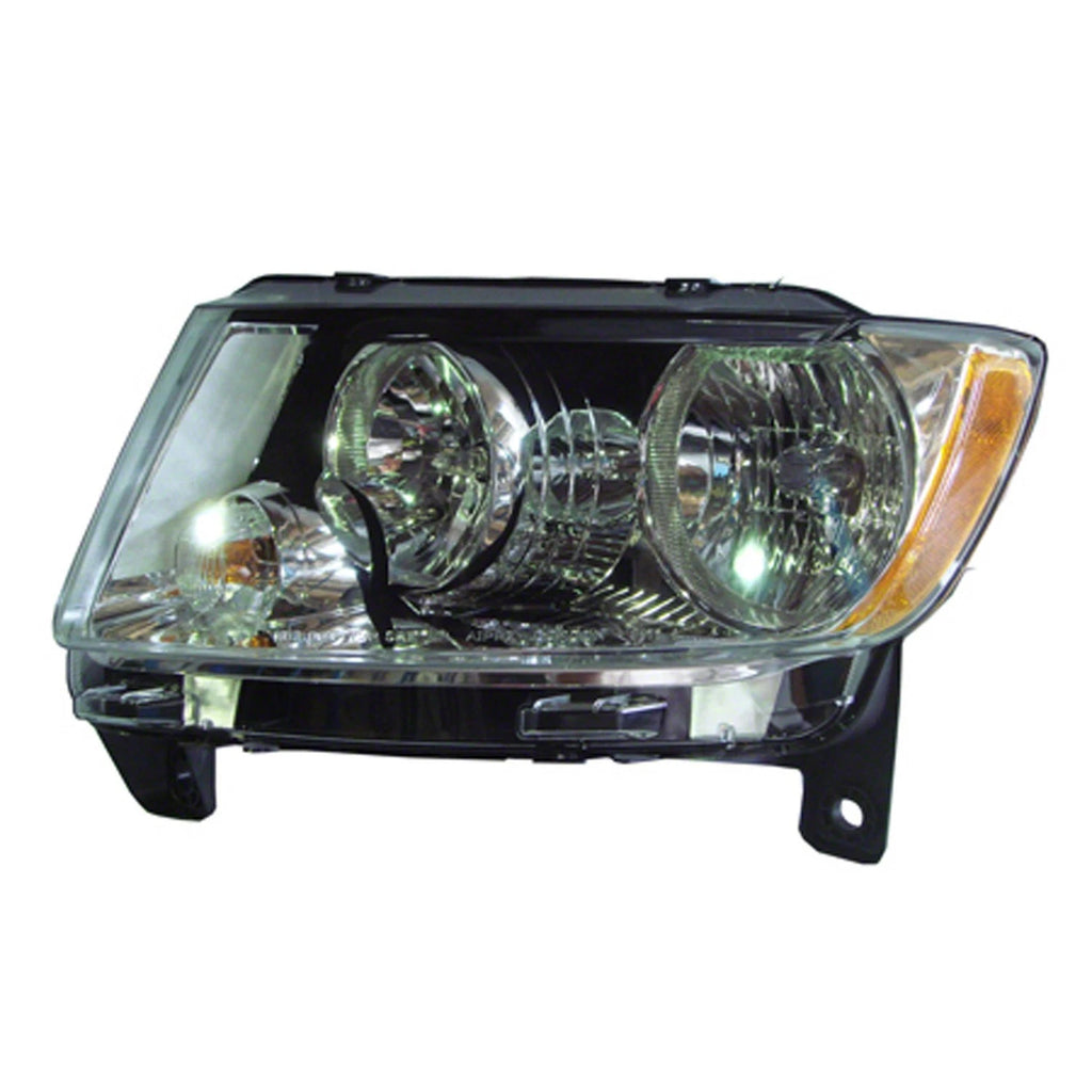 Replacement Driver Halogen Headlight Assembly for 2011-13 Jeep Grand Cherokee