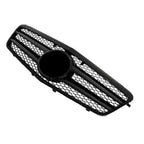 Shiny Black Front Grille for 2009-2010 Benz E-Class E63 E250 E550 E350 4DR